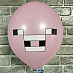 Воздушные шары на потолок Майнкрафт "Свинья" (Minecraft)